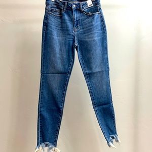 Judy Blue Sharkbite Skinny Jeans